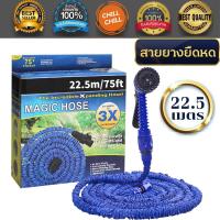 ราคา สายยาง 15 22 ม สายยางรดน้ำ สายยางยืดหด มีหัวฉีด สายยางฉีดน้ำยืดได้ 3 เท่า ความยาวยืดสุด ปรับหัวฉีดน้ำได้ 7 โหมด (18673136601)