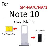 ราคา อะแดปเตอร์เต้าเสียบถาดใส่ไมโคร SD ซิมการ์ดสำหรับ Samsung Galaxy Note 10 Plus 5G N970 N975 N976ที่ยึดชิ้นส่วนซ่อมภาชนะเครื่องอ่านสล็อต (19178561666)