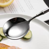 ราคา ช้อนผสมข้าวสไตล์เกาหลี ช้อนข้าวเกาหลี ช้อนซุป ช้อนเกาหลี สแตนเลส304 (20784124431)