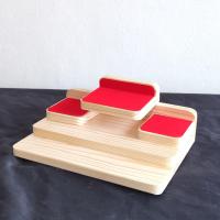 ราคา ชั้นวางพระ หิ้งพระแบบตั้งโต๊ะ หิ้งพระขนาดเล็ก แบบเตี้ยมีฐานหน้า3แท่นวาง (16450333188)