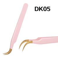 ราคา DEERCAND ความแม่นยำสูงที่มีคุณภาพสูงคีมขนตากุหลาบทองสแตนเลสต่อขนตาคีมเครื่องมือคีมป้องกันไฟฟ้าสถิตย์ (19960832186)