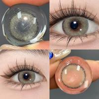 ราคา คอนแทคเลนส์ขนาดมินิ คอนแทก คอนแทคเลนส์คอนแทคเลนส์สี Fog Grey Mini Size 14 0mm (20811386289)