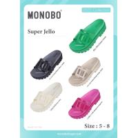 ราคา Monobo Super Jello รองเท้าแตะ ส้นตึก สูง2นิ้ว เบอร์5 8 (17400954645)