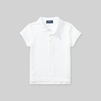 ราคา Polo Ralph Lauren Kids POLO เสื้อโปโลเด็ก Girls 4 6X รุ่น CWPOKNIRN820029 สี 100 WHITE (13774672231)