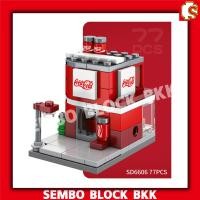 ราคา ชุดตัวต่อ SEMBO BLOCK ร้านค้า ขนาดเล็ก Street Food ตัวต่อร้านค้า (7431341716)