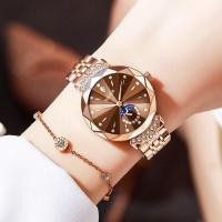 ราคา Womens watch niche light luxury independent second dial fashionable temperament new crown womens high end waterproof quartz (20940170567)