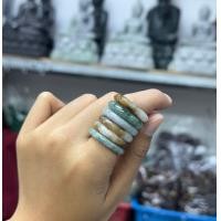 ราคา แหวนหยกเจไดต์ ไซส์ 51 53 โปรโมชั่น ชุด3วง (20603974541)