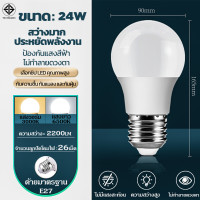 ราคา หลอดไฟ LED 220v หลอดไฟขั้วเกลียวE27 หลอดไฟประหยัดพลังงาน ทนทานหลอดปิงปอง หลอดไฟบ้าน5w7w9w13w15w18w25w ไม่มีแสงสะท้อน สว่างมากขึ้น (20369413990)