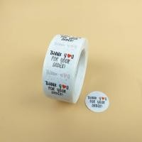 ราคา สติ๊กเกอร์ขอบคุณ Thank you Sticker สติ๊กเกอร์สำเร็จรูป ติดกล่อง ฉลากสินค้า ถุงขนม 500 ดวง ม้วน (15689687336)