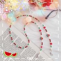 ราคา Ver 3 MASK STRAP BEADS สายคล้องแมสลูกปัดผลไม้ Handmade 3in1 คล้องแมส คล้องแว่น คล้องAirpod (17042836080)