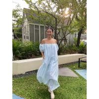 ราคา TuTTi AW 2023 Alicia Dress ชุดเดรสสายเดี่ยวเปิดไหล่ ผ้าลินิน เดรสทรงปล่อย เหมาะสำหรับวันสบายๆ เสื้อผ้าแฟชั่นสตรี (21024151883)