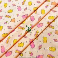 ราคา ผ้าเมตร ผ้าหลา ลายการ์ตูน COTTON TC ผ้าคอตตอนผสม ตัดยาวต่อเนื่อง (16285191025)
