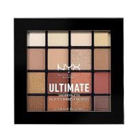 ราคา NYX Ultimate 16 Colors Eye Shadow Palette พาเลทอายแชโดว์ 16 สี (21277553148)