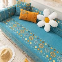 ราคา Sofa Cover Non Slip Cushion Sofa Towel Four Seasons Universal Affordable Luxury Style Bohemian Sofa Cushion Chenille Cover Cloth (21022443700)