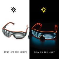 ราคา แว่นตาเรืองแสง LED gafas เรืองแสง Bril แว่นตากันแดดสะท้อนแสงคริสต์มาสเรืองแสงแก้วสำหรับอุปกรณ์ปาร์ตี้เครื่องแต่งกายใหม่ (21170208546)