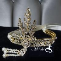 ราคา ที่คาดผมสำหรับผู้หญิง Gatsby กิ๊บหมวกผู้ดีอังกฤษ แนววินเทจ แกสบี้ set N042 (16638890267)