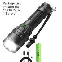 ราคา ไฟฉายยุทธวิธี LED สำหรับล่าสัตว์ ไฟฉาย USB ชาร์จได้กันน้ำไฟฉายชุดไฟลูกเสือกลางคืนถ่ายภาพแบบมืออาชีพ (21170288638)