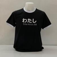 ราคา เสื้อสกรีนลายคอกลมกุ๊นคอกุ๊นแขน (21069791435)