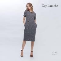 ราคา ชุดเดรส Guy Laroche Dress เดรสแขนสั้นทรงหลวมเนื้อผ้า Jersey Jackquard GZ1IBL (17220593496)