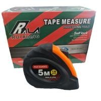 ราคา ตลับเมตร ตลับเมตรหุ้มยาง ตลับเมตรสีใส ยาว 5เมตร คละสี ยกโหล 12 อัน (20188243280)