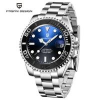 ราคา Pagani Design นาฬิกาแท้ 40 MM นาฬิกาออโตเมติก นาฬิกาผู้ชาย seiko NH35 นาฬิกาเหล็ก ฝาเซรามิก 100M นาฬิกาผู้ชายกันน้ำ นาฬิกาข้อมือ ผู้ชาย PD 1651 (16662555941)