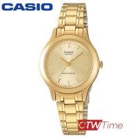 ราคา Casio Standard นาฬิกาข้อมือผู้หญิง สายสแตนเลส รุ่น LTP 1128N 9ARDF เรือนทอง หน้าทอง (2122368402)