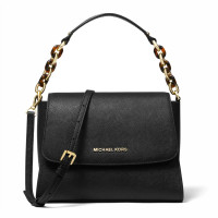 ราคา กระเป๋าถือ Michael Kors แท้ หนังแท้ฟอกกันรอยขีดข่วน ทรงสวย มีสายยาว Michael Kors Small Saffiano Sofia Satchel Crossbody Bag 35F8GO5S5L (11862648041)