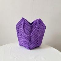 ราคา กระเป๋าถัก เชือกร่ม แข็งแรง สีไม่ตก กระเป๋าสะพายข้าง ไซร์ M (14714417213)