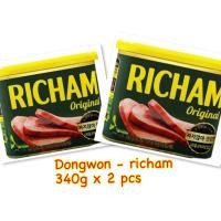 ราคา หมูแฮมกระป๋อง สุดฮิตจากเกาหลี แบรนด์ Dong won richam original korean Ham 340g (18930171780)