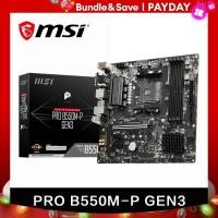 ราคา เมนบอร์ดสำหรับเล่นเกม MSI Pro GEN3 B550M P AMD M 2 DDR4 AM4รองรับ Ryzen CPU R3 R5เมนบอร์ดคอมพิวเตอร์เดสก์ท็อปซีรีส์5000 3000 (21171286532)