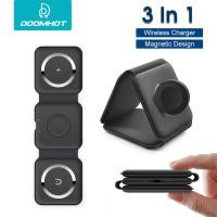 ราคา DoomHot 3 In 1ที่ชาร์จแบบไร้สายขาตั้งสถานีชาร์จไร้สายพับได้แท่นชาร์จ15W ไร้สายอย่างเร็วที่ชาร์จแบบไร้สายแท่นชาร์จโทรศัพท์สถานีชาร์จแบบรวดเร็วสำหรับนาฬิกาแอปเปิ้ลไอโฟน Airpods (21228373527)
