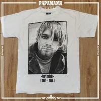 ราคา NIRVANA Kurt Cobain 1994 THE END OF MUSIC เสื้่อวง เสื้อทัวร์ เนวาน่า วินเทจ papamama vintage เสื้อยืดผ้าฝ้าย (15685907984)