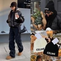 ราคา NEW ARRIVED price 390 ฟรีส่ง celine beanie hat หมวกไหมพรม ทรง beanie เนื้อผ้าไหมพรมหนานุ่มอย่างดี แต่ง logo ปัก แบบนูน งานเป๊ะ ชนชอป ป้ายห้อย (21285889737)