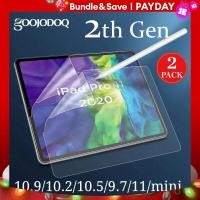 ราคา เหมือนเขียนบนกระดาษป้องกันหน้าจอสำหรับ iPad Pro 11 12 9 iPad Air 4 5 MINI 6 10 2 7 8th 9th ป้องกันหน้าจอรุ่น10th (21170781934)