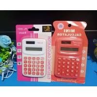 ราคา เครื่องคิดเลขพกพาเครื่องคิดเลขจิ๋วคละสีอุปกรณ์คิดคำนวน (11964001422)