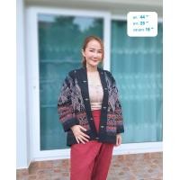 ราคา เสื้อคลุมพื้นเมือง เสื้อพื้นเมือง เสื้อคลุมแต่งขอบกะเหรี่ยง เสื้อชาวเขา แบบเยอะ (8627934844)