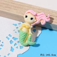 ราคา Cute Deco Cute Sea Mermaid 10 Types Flat Bottom Mermaid Submarine Seaweed Charm Button Deco Cute Jibbitz Croc Shoes Diy Charm Resin Material For DIY (18288844617)