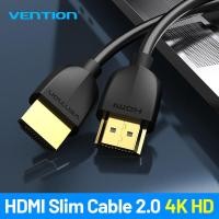 ราคา COD Vention สาย HDMI Slim HDMI เป็น HDMI 2 0 HDR 4K 60Hz สำหรับ Splitter Extender 1080P สำหรับ PS4 HDTV Projector 1m 3m สาย HDMI (9912685067)