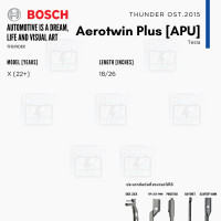 ราคา BOSCH ใบปัดน้ำฝน Tesla เทสล่า ที่ปัดน้ำฝน ยางปัดน้ำฝน Aerotwin Aerotwin Plus ไร้โครง (20985268467)