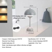 ราคา LEBI โคมไฟตกแต่งบรรยากาศโคมไฟตั้งโต๊ะดอกไม้ตูมนอร์ดิกห้องแต่งงานห้องนอนโคมไฟทรงเห็ดข้างเตียงโคมไฟตั้งโต๊ะดอกตูม (19907829995)