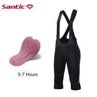 ราคา Santic ผู้หญิงกางเกงขาสั้นฤดูร้อนจักรยานกางเกงขาสั้น 4D เบาะขี่กางเกงขาสั้นกลางแจ้ง MTB กันกระแทกจักรยานกางเกงขาสั้นกางเกงรัดรูป L2C05148H (14214056420)