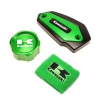 ราคา สำหรับ KAWASAKI Z900 Z650 Z800 ER6N ER6F NINJA 650 VERSYS 650 Vulcan s 650 ZX25R รถจักรยานยนต์ CNC ด้านหน้าและด้านหลังเบรคของเหลวอ่างเก็บน้ำฝาสูบหมวกถุงเท้าป้องกัน (17110219398)