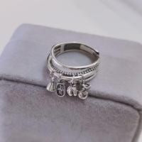 ราคา กระเป๋าแหวนเงินแท้ S925ใส่แหวนแหวนใส่นิ้วสี่ที่แขวนลายดอกบัวนำโชคสำหรับผู้หญิง (19876555792)