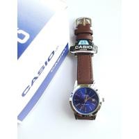 ราคา พร้อมกล่อง นาฬิกาข้อมือ สายหนัง นาฬิกาcasio นาฬิกาผู้หญิง นาฬิกาผู้ชาย ผู้หญิง นาฬิกาสายหนัง ระบบเข็ม แสดงวันที่ RC614 (7612536457)