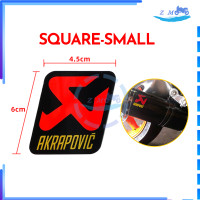 ราคา สติ๊กเกอร์ติดท่อ เพลทติดท่อ Akrapovic 3M งานอลูมิเนียมทนร้อน วัสดุอลูมิเนียมทนทาน ทนความร้อนและไม่หลุดง่าย การติดตั้งแบบไร้ร่องรอย (20936240002)