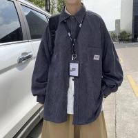 ราคา เสื้อเชิ้ตผ้าลูกฟูกผู้ชายแขนยาวสไตล์ญี่ปุ่นสวมใส่และจับคู่ (20590797590)