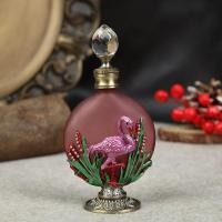 ราคา ขวดน้ำหอมวินเทจขวดน้ำหอมฟลามิงโก้สีแดงขนาด30มล แบบพกพาตกแต่งขวดน้ำหอมสวยๆแก้วขวดที่หยดน้ำมันที่จำเป็นภาชนะแบบใช้ซ้ำได้เปล่าเติมได้ (18670466155)