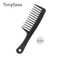 ราคา ช่างทำผม Tonysasa กับหวีห่างหนาฟันใหญ่หวีหวีหางม้า Unknotted เรียบหวีจัดแต่งทรงผมป้องกันไฟฟ้าสถิตย์ (20462776511)