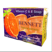 ราคา เบนเนต สบู่ วิตามิน อี วิตามินซี สูตร 130 มล 1ก้อน BENNETT Vitamin C E Soap (20468277261)