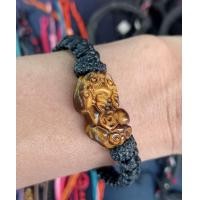 ราคา ปี่เซียะ ข้อมือปี่เซียะหินนำโชค เชือกเทียนถัก เรียกทรัพย์ ปัดเป่าสิ่งชั่วร้าย ตามความเชื่อ (20783106629)